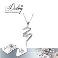 Destiny Jewellery Crystal From Swarovski Spiral Set Pendant and Earrings